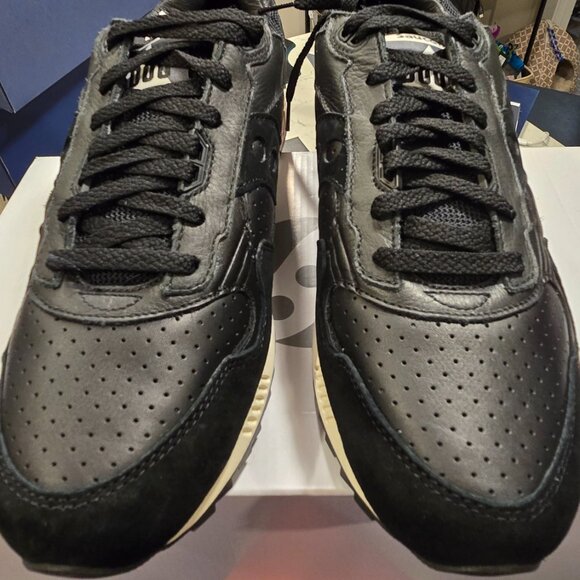 Saucony Shadow 5000 [S70848-3] Shoes BLACK Sneakers Leather Mens Size 10.5 NEW - Picture 4 of 9